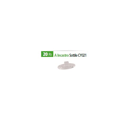 Naselli CY021I ad incastro sottile (20pz) - 9000000005183